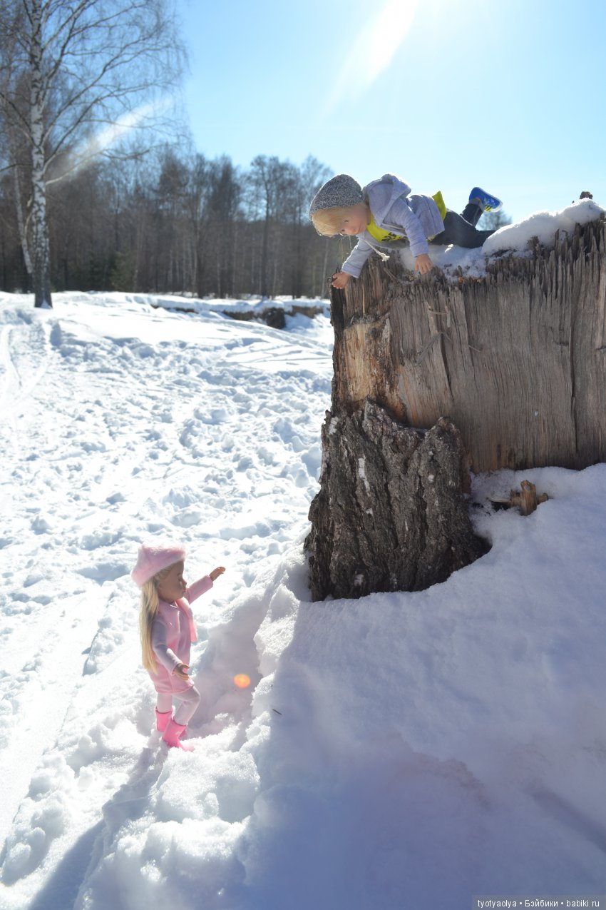 Солнечная весенняя прогулка
