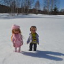 Солнечная весенняя прогулка