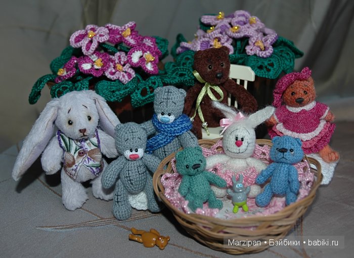 Мой домашний мини-зоопарк. Игрушки вязанные крючком