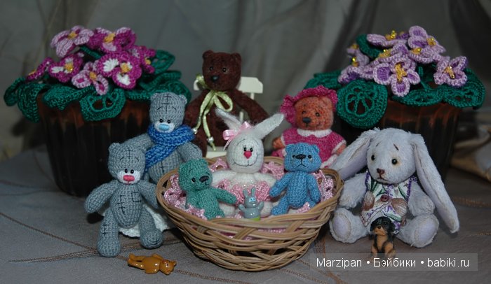 Мой домашний мини-зоопарк. Игрушки вязанные крючком