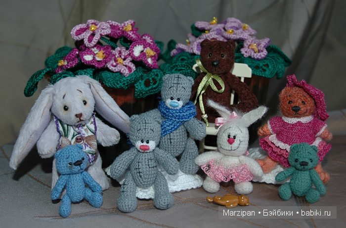 Мой домашний мини-зоопарк. Игрушки вязанные крючком