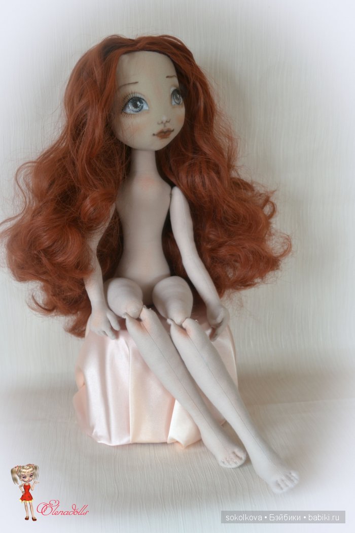 Авторская кукла из ткани Любаша (фото 5)