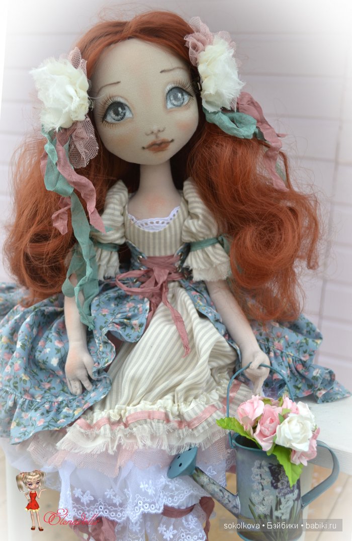 Авторская кукла из ткани Любаша