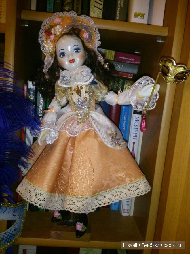 Мои первые фарфоровые куклы. Пьеро и Коломбина (фото 6)