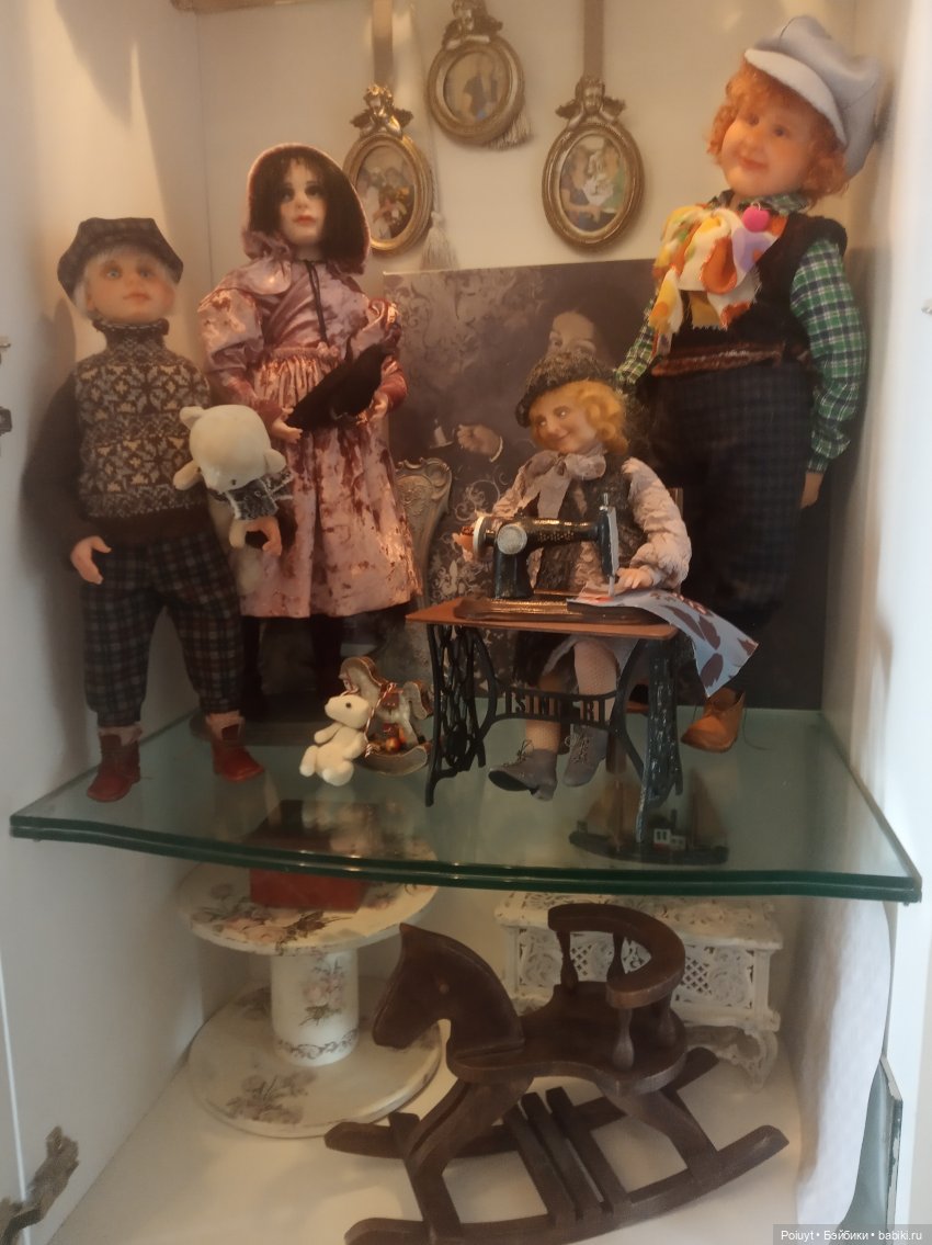 Шкаф и его новые жители — Домашние фото авторских кукол: личные коллекции (фото 2)