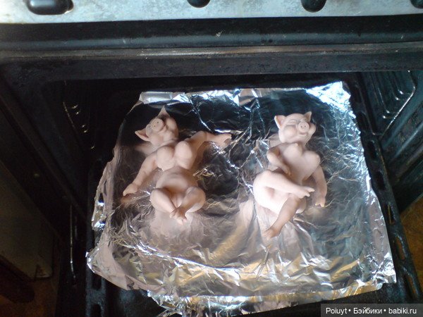 Свинки, они такие свинки — Лепка авторских игрушек и папье