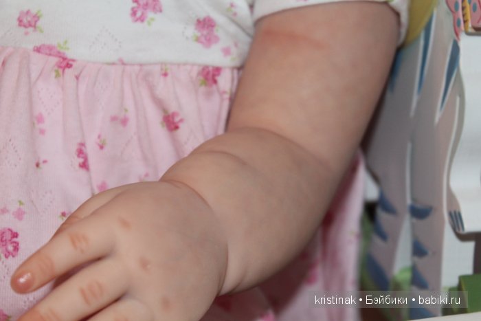 Вот Моя кукла реборн Полюшка с волосиками (фото 8)