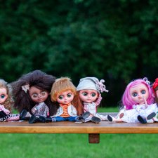 В гостях у STEPHA dolls! Biggers, Миниамигес, Вестида де Азул