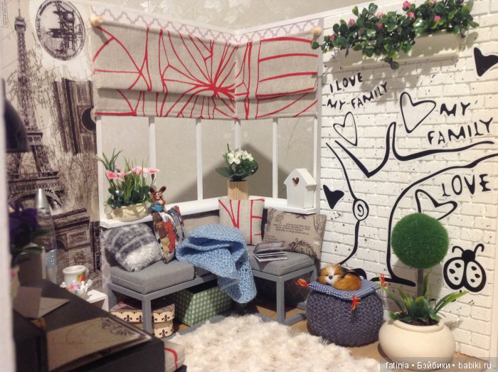 Румбокс для кукол 1:6. Окончание строительства, пожелаем легкого пути