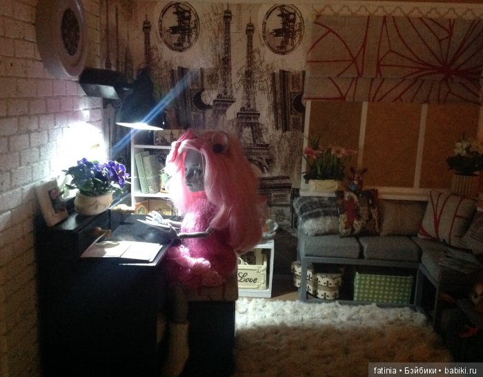 Румбокс для кукол 1:6. Окончание строительства, пожелаем легкого пути