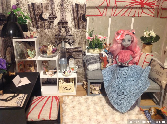 Румбокс для кукол 1:6. Окончание строительства, пожелаем легкого пути