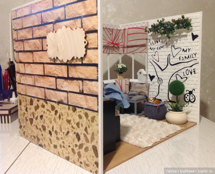 Румбокс для кукол 1:6. Окончание строительства, пожелаем легкого пути (фото 3)