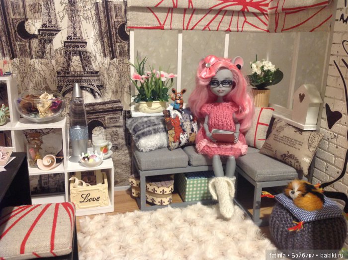 Румбокс для кукол 1:6. Окончание строительства, пожелаем легкого пути