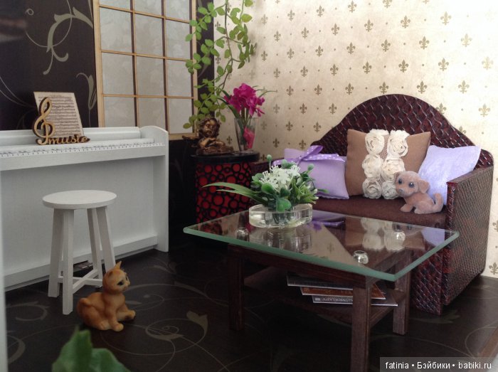 Румбокс для кукол 1:6. Для юной пианистки (фото 10)