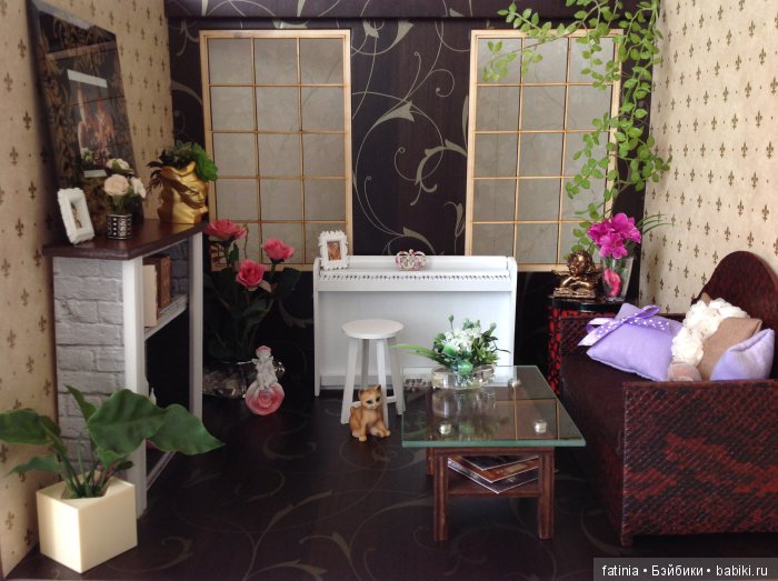 Румбокс для кукол 1:6. Для юной пианистки (фото 3)