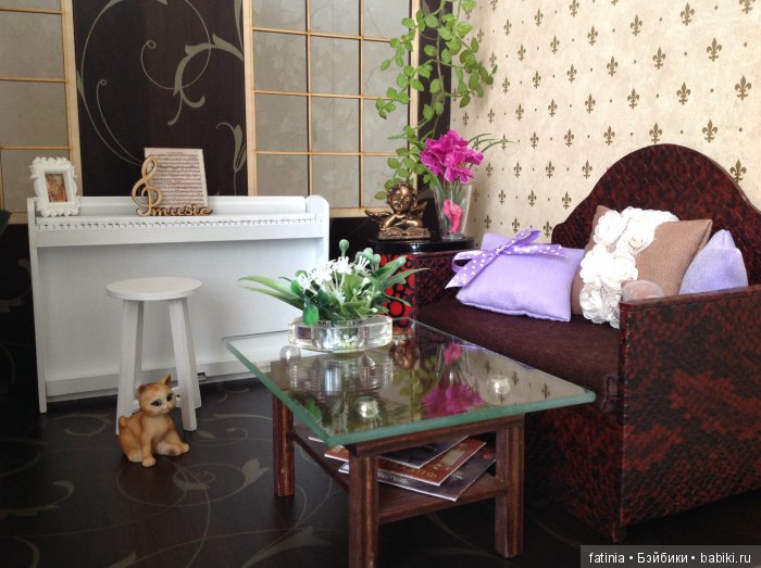 Румбокс для кукол 1:6. Для юной пианистки (фото 9)