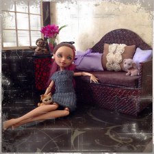 Румбокс для кукол 1:6. Для юной пианистки