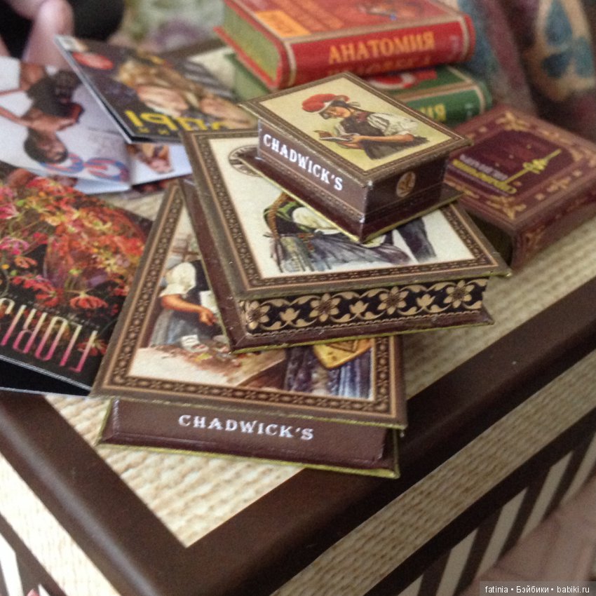 Для наших книголюбов. В продолжение темы о кукольной миниатюре