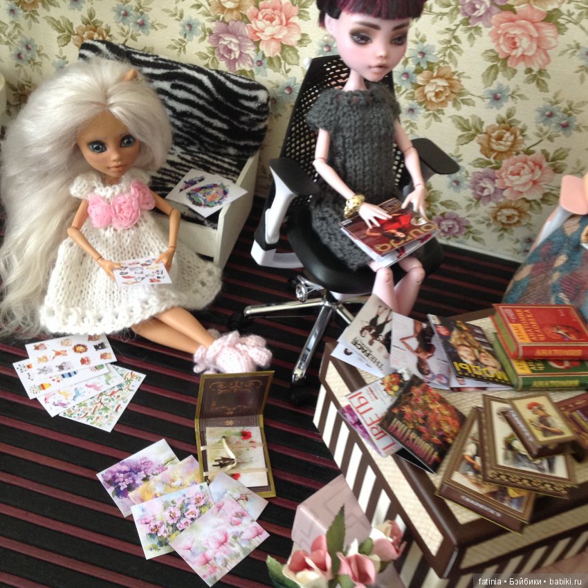 Для наших книголюбов. В продолжение темы о кукольной миниатюре (фото 4)