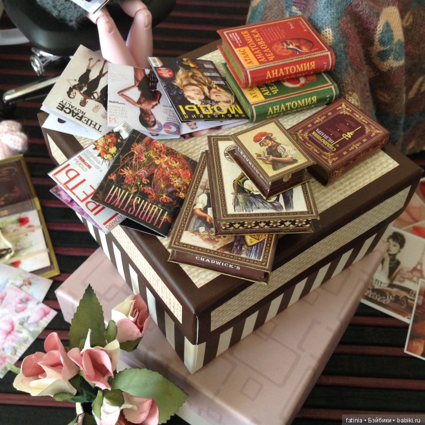 Для наших книголюбов. В продолжение темы о кукольной миниатюре (фото 2)