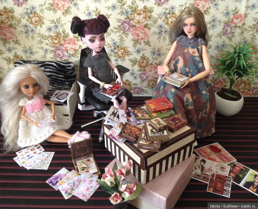 Для наших книголюбов. В продолжение темы о кукольной миниатюре
