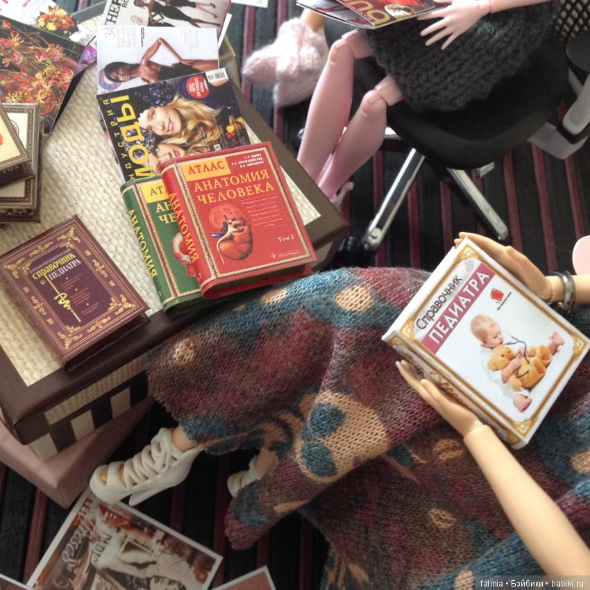 Для наших книголюбов. В продолжение темы о кукольной миниатюре (фото 5)