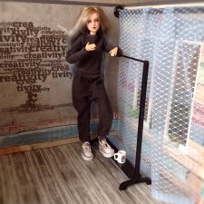 Румбокс 1:6/1:8 Маленькая комната с большим окном