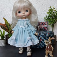 Роскошное платье для кукол 1:8