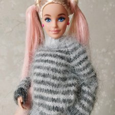 Мини-платье для кукол 1:6/1:8