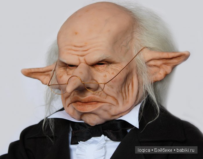 Управляющий банком Гринготтс. Авторская кукла ручной работы (фото 6)