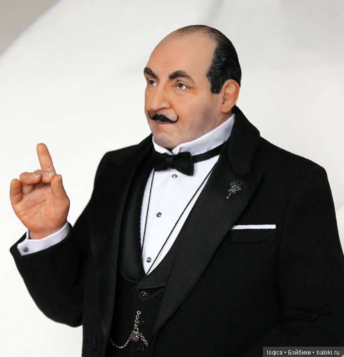 Портретная кукла Пуаро — Авторские портретные куклы по фото: галерея работ (фото 2)