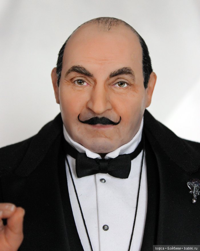 Портретная кукла Пуаро — Авторские портретные куклы по фото: галерея работ