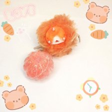 Мандариновый Паук Авторская Игрушка в Смешанной Технике