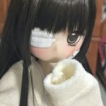 Тёмно-Каштановый Парик с Укладкой 22-23 SD BJD MJD Tinyfox Imomodoll Dollfie Dream Smartdoll