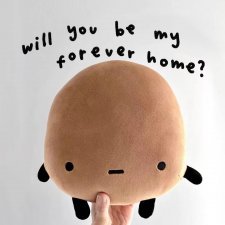 Крошка Картошка Коллекционный Плюшик -  Sadness Potato