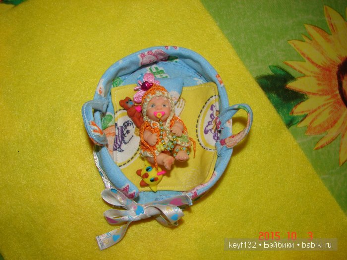 Авторская мини кукла Ланы - Яночка (фото 5)