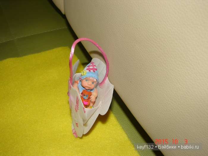 Авторская мини кукла Ланы - Яночка (фото 4)