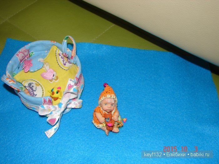 Авторская мини кукла Ланы - Яночка (фото 8)