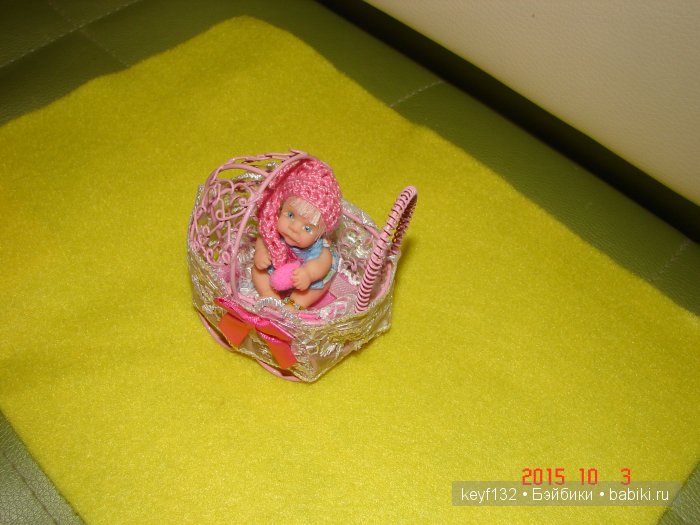Авторская мини кукла Ланы - Яночка (фото 3)