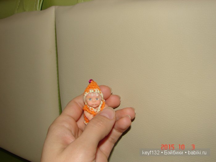 Авторская мини кукла Ланы - Яночка (фото 7)