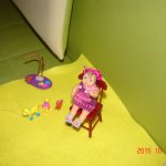 Авторская мини кукла Маргоша, ростик 7,5 см