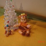 Обезьянки из полимерной глины. Автор Лана