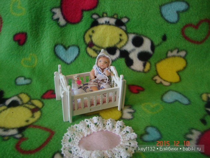 Гномочка, мини кукла ростом 5,5 см. Автор Лана