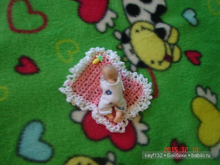 Гномочка, мини кукла ростом 5,5 см. Автор Лана