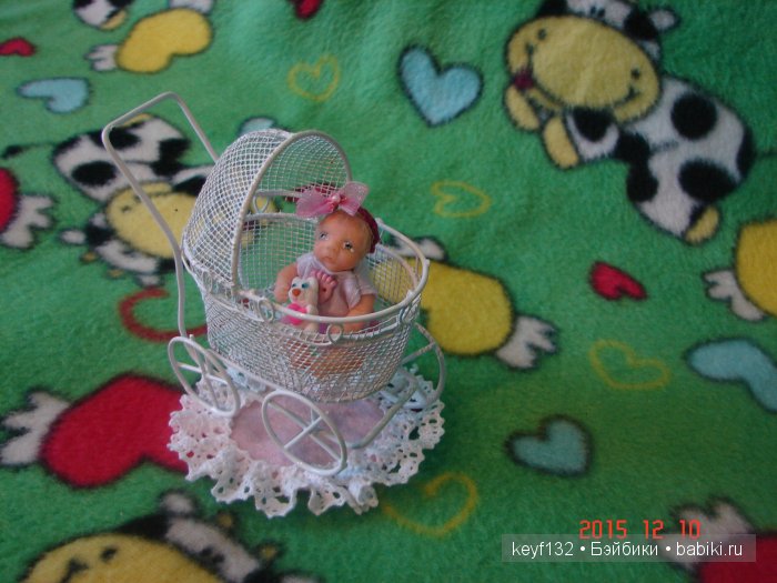 Гномочка, мини кукла ростом 5,5 см. Автор Лана