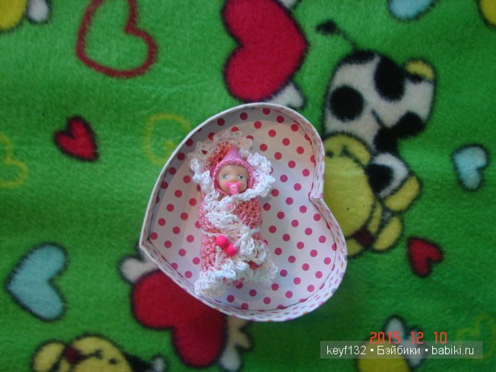 Гномочка, мини кукла ростом 5,5 см. Автор Лана (фото 6)