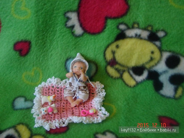 Гномочка, мини кукла ростом 5,5 см. Автор Лана