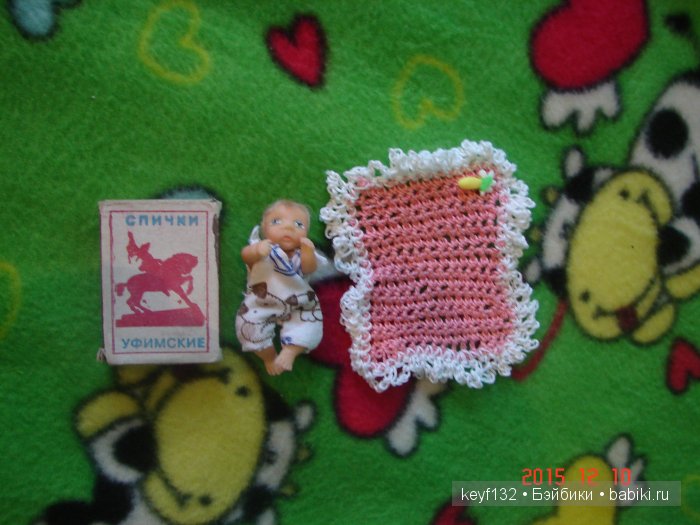 Гномочка, мини кукла ростом 5,5 см. Автор Лана