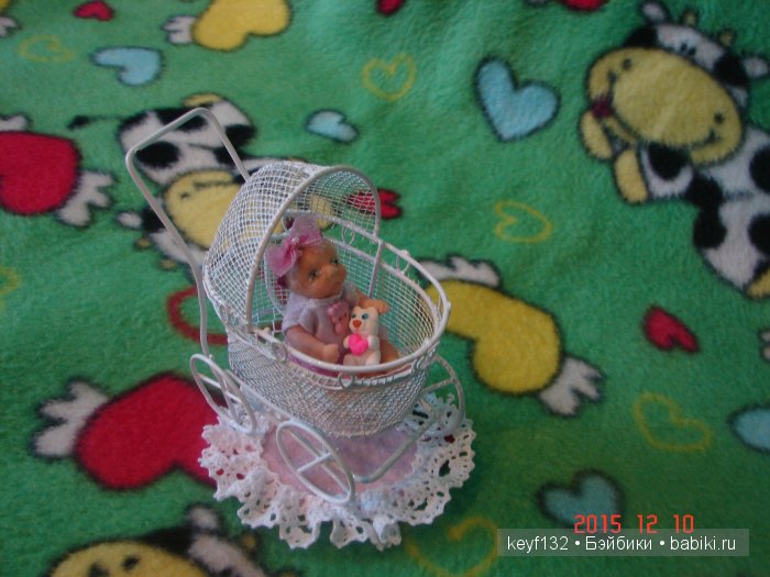 Гномочка, мини кукла ростом 5,5 см. Автор Лана