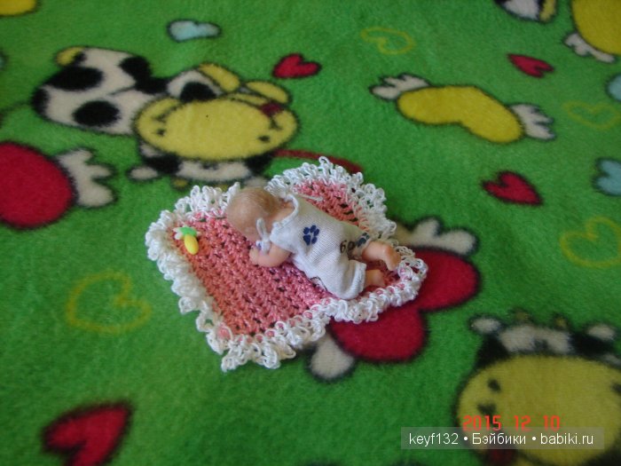 Гномочка, мини кукла ростом 5,5 см. Автор Лана